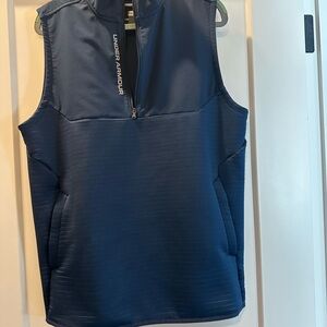 ⭐️Like New⭐️ Men’s Golf Under Armour Navy Blue Sleeveless Golf Vest Size S